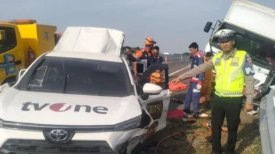 Kecelakaan di Tol Batang-Pemalang Jawa Tengah, Tiga Kru TV One Meninggal Dunia