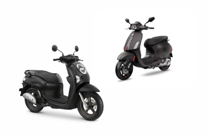 Vespa Sprint vs Honda Scoopy