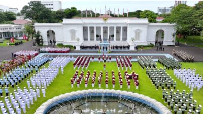 Upacara Kenegaraan Sambut Kedatangan Sekjen Partai Komunis Vietnam