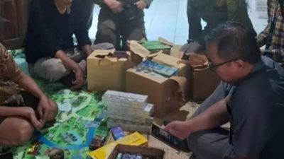 Satpol PP Bantul Tindak 14 Pedagang Rokok Ilegal, Sita 27 Ribu Batang