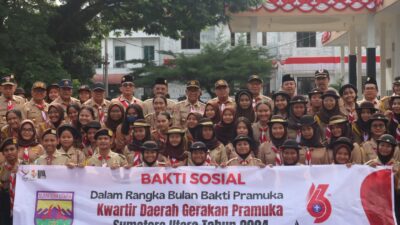 Hari Pramuka Ke-63 Tahun 2024, Ini Yang Dilakukan Kwartir Daerah Gerakan Pramuka Sumut