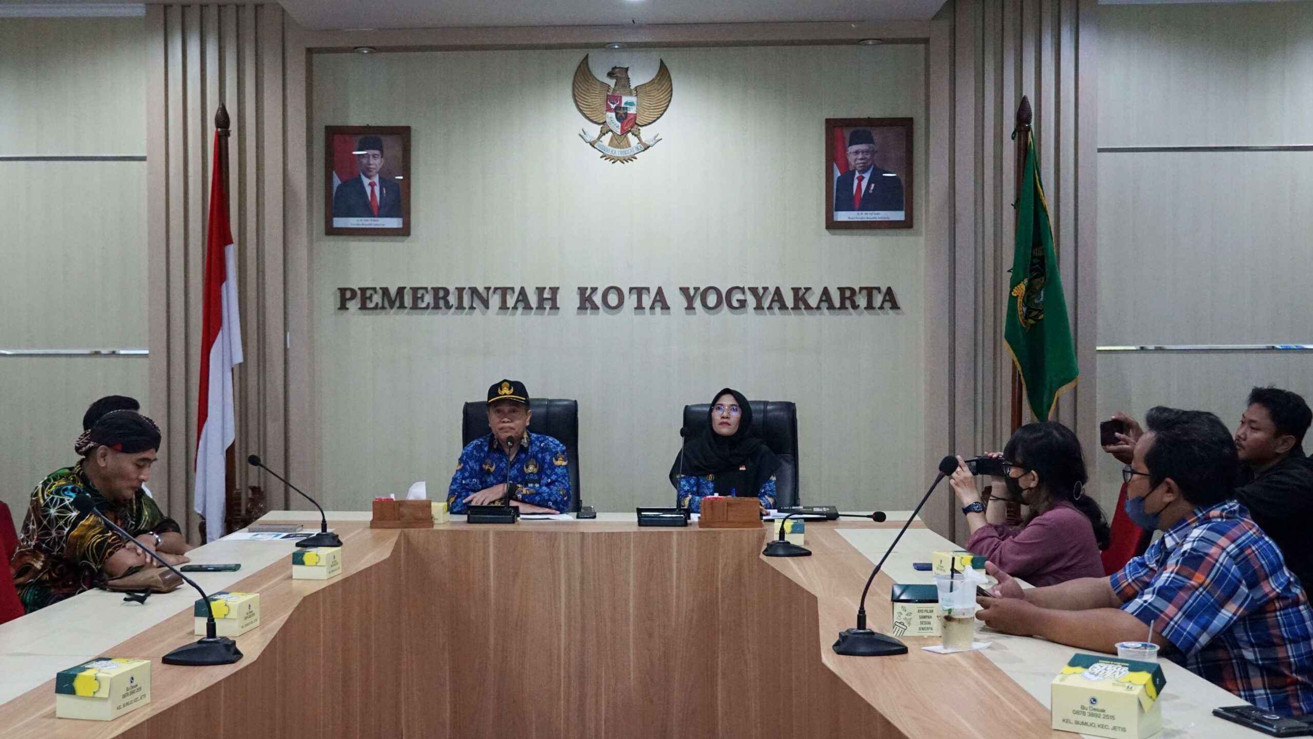Sekretaris KORPRI Kota Yogyakarta Dedi Budiono saat konferensi pers, 16 Oktober 2024. (warta.jogjakota.go.id)