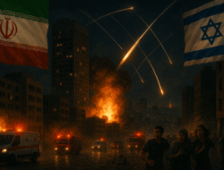 Pertahanan Tercanggih Jebol! Ratusan Rudal Balistik Iran Porak Porandakan Israel