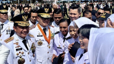 Pelantikan lulusan IPDN Jatinangor 2025