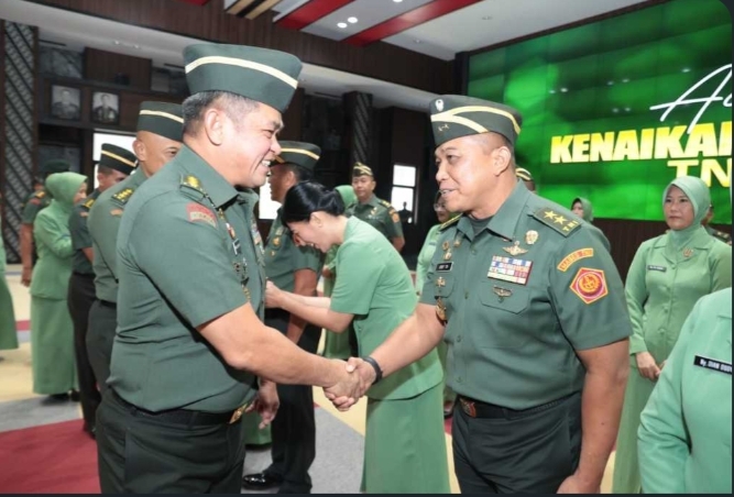 Kasad Maruli Simanjuntak Pimpin Kenaikan Pangkat 23 Pati