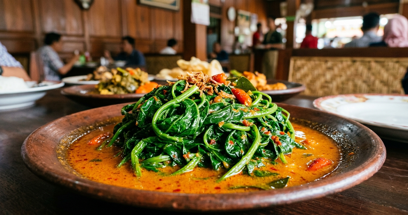 Alasan Kenapa Daun Singkong di Rumah Makan Padang Tetap Hijau Segar Meski Dimasak Lama